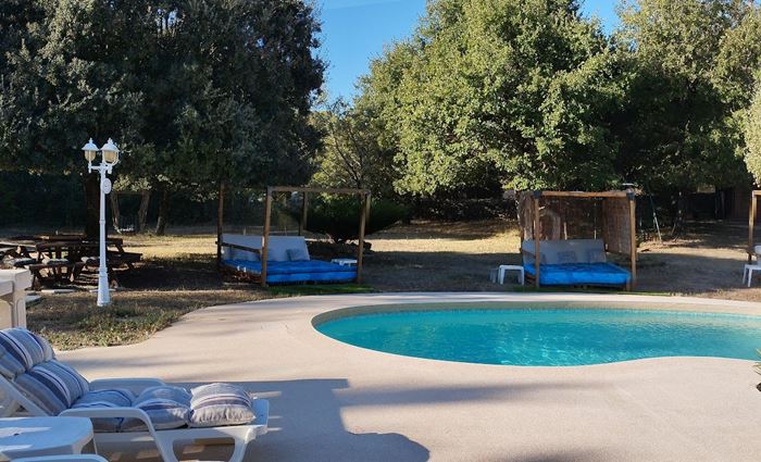 Vue panoramique du jardin